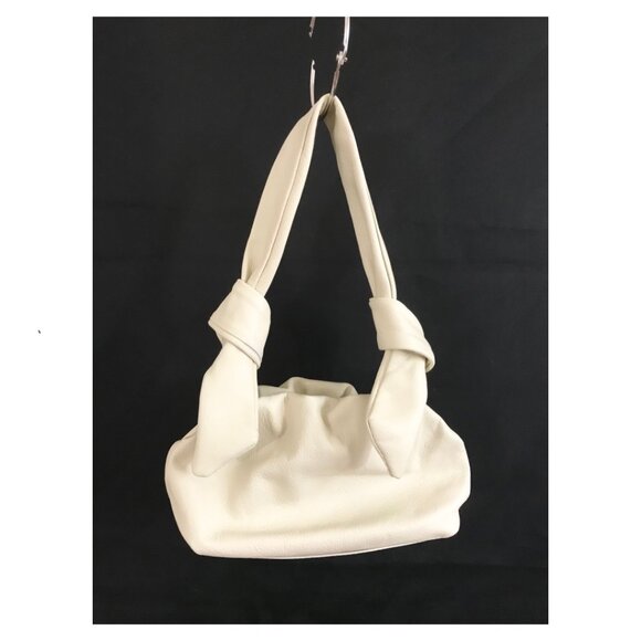 Whistles Leather Beige Ravi Ruched Mini Bag - NWOT - Picture 1 of 9